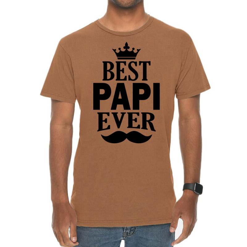 Best Papi Ever Vintage T-shirt | Artistshot