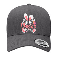 Vegan Design T  Shirt Bunny Ears I'm The Vegan Bunny Matching Easter V Yupoong Trucker Cap | Artistshot