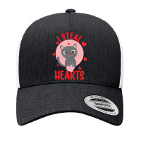 I Steal Hearts T  Shirt I Steal Hearts   Funny Valentines Day T  Shirt Yupoong Trucker Cap | Artistshot