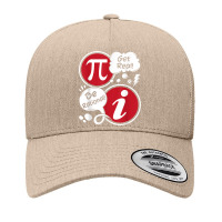 Get Real Be Rational   Funny Pi Math Lover Math Teacher T Shirt Yupoong Trucker Cap | Artistshot