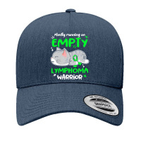 Lymphoma Awareness T  Shirt Mostly Running On Empty Lymphoma Warrior T Yupoong Trucker Cap | Artistshot