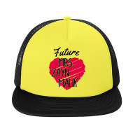 One Direction Future Mrs Zayn Malik Love Heart Foam Snapback Hat | Artistshot