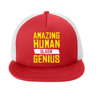 Amazing Human Slash Genius, Brooklyn Nine Nine Foam Snapback Hat | Artistshot