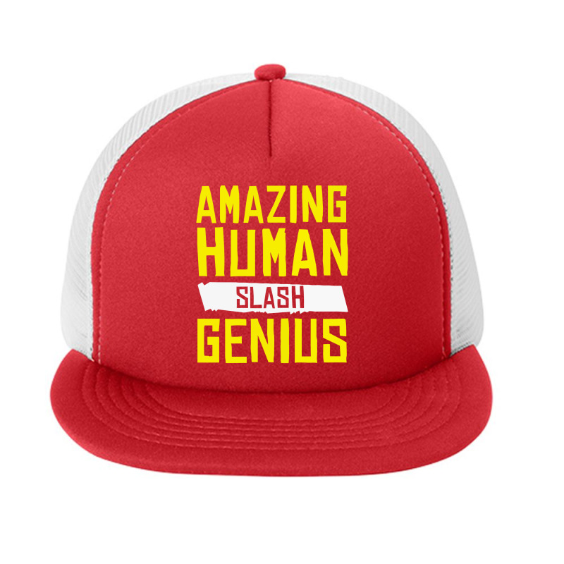 Amazing Human Slash Genius, Brooklyn Nine Nine Foam Snapback hat by satanarts | Artistshot