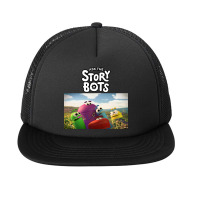 Ask The Storybots Foam Snapback Hat | Artistshot