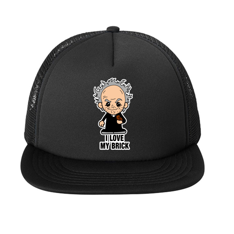 Lil Father Jack   Brick Father Ted Foam Snapback hat by xmiddlex | Artistshot