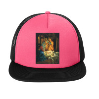 Vintage Christmas Nativity Foam Snapback Hat | Artistshot