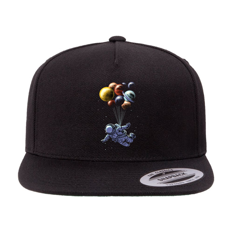 Space Travel 5 Panel Snapback Cap | Artistshot