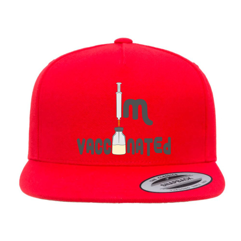 Im Vaccinated 5 panel snapback cap by Zero_art | Artistshot