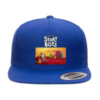 Ask The Storybots 5 Panel Snapback Cap | Artistshot