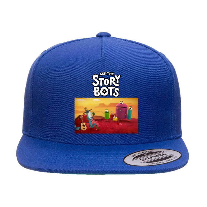 Ask The Storybots 5 panel snapback cap by bisnisharam | Artistshot