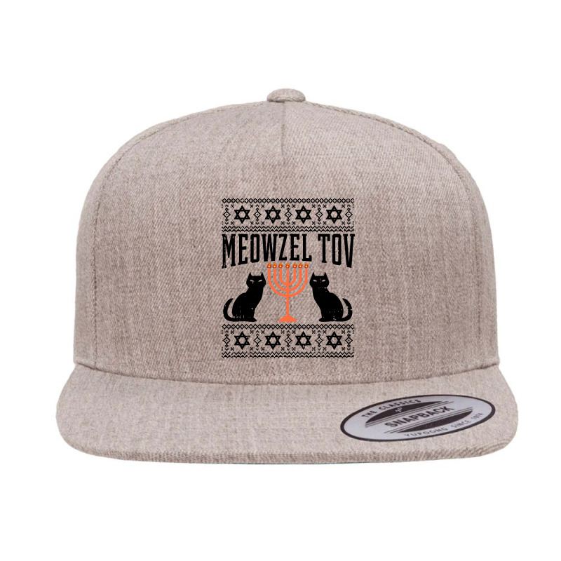 Meowzel Tov 5 panel snapback cap by liqualyfu | Artistshot