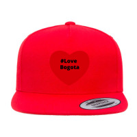 Love Bogota, Hashtag Heart, Love Bogota 2 5 Panel Snapback Cap | Artistshot