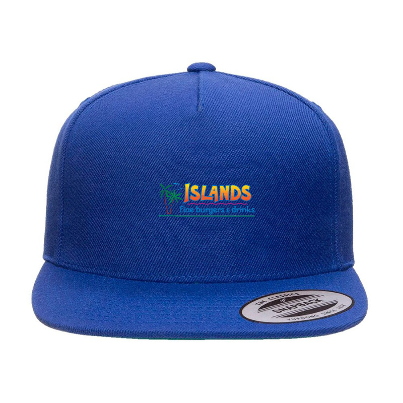 Resto, Islands Burgers 5 Panel Snapback Cap | Artistshot