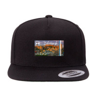 Edinburgh Scotland City, Edinburgh 5 Panel Snapback Cap | Artistshot