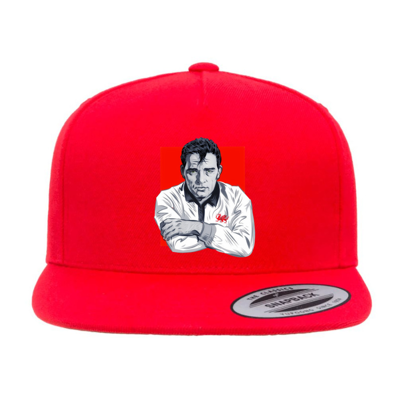 Richard Burton 5 panel snapback cap by lokiraapa | Artistshot