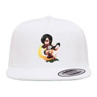 Tifa Cute Chibi Anime Final Fantas 5 Panel Snapback Cap | Artistshot