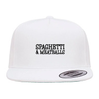 Spaghetti & Meatballs 5 Panel Snapback Cap | Artistshot