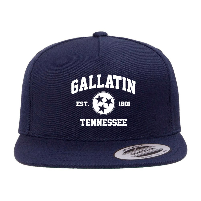 Gallatin Tennssee 5 panel snapback cap by Cocoa | Artistshot