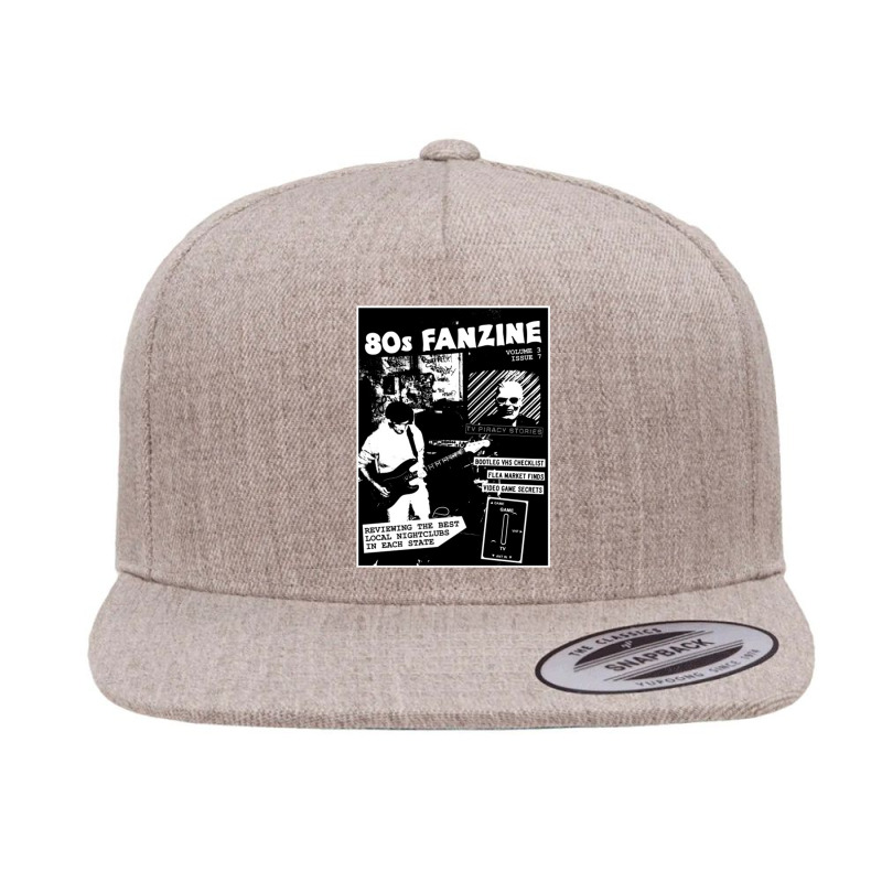 80s Fanzine   80s 5 Panel Snapback Cap | Artistshot