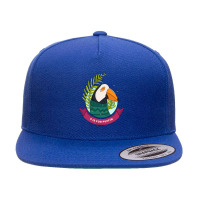 P Is For Puffin Bird 5 Panel Snapback Cap | Artistshot