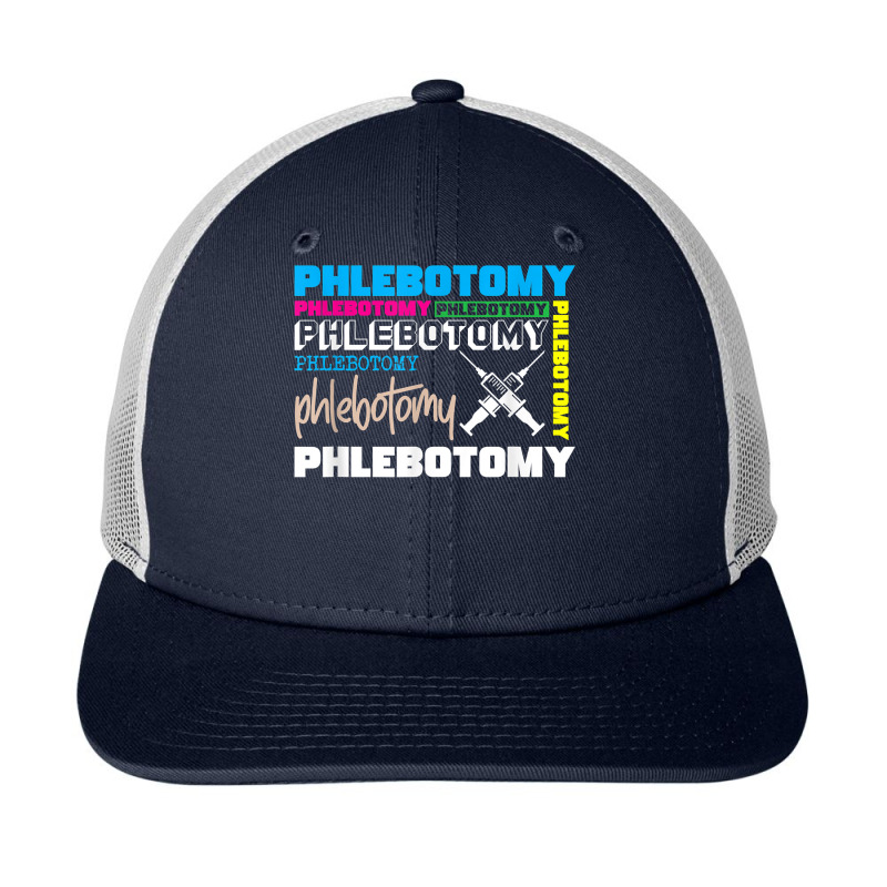 Syringe Phlebotomy Phlebotomist Veins Blood Donor Gift T Shirt Snapback Trucker Cap | Artistshot