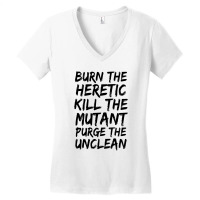 Burn The Heretic Women's V-neck T-shirt | Artistshot