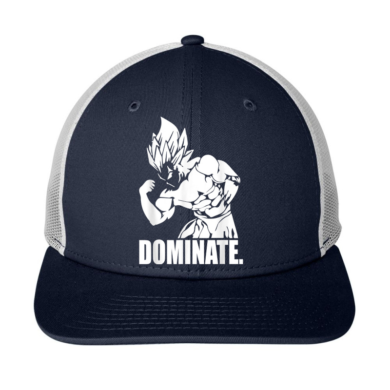 Dominate   Anime Gym And Workout Motivational T Shirt Snapback Trucker Cap by cm-arts | Artistshot