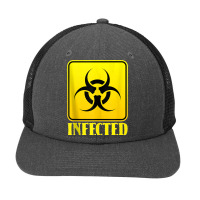 Infected Lazy Halloween Costume Cool Biohazard Symbol Zombie Tank Top Snapback Trucker Cap | Artistshot