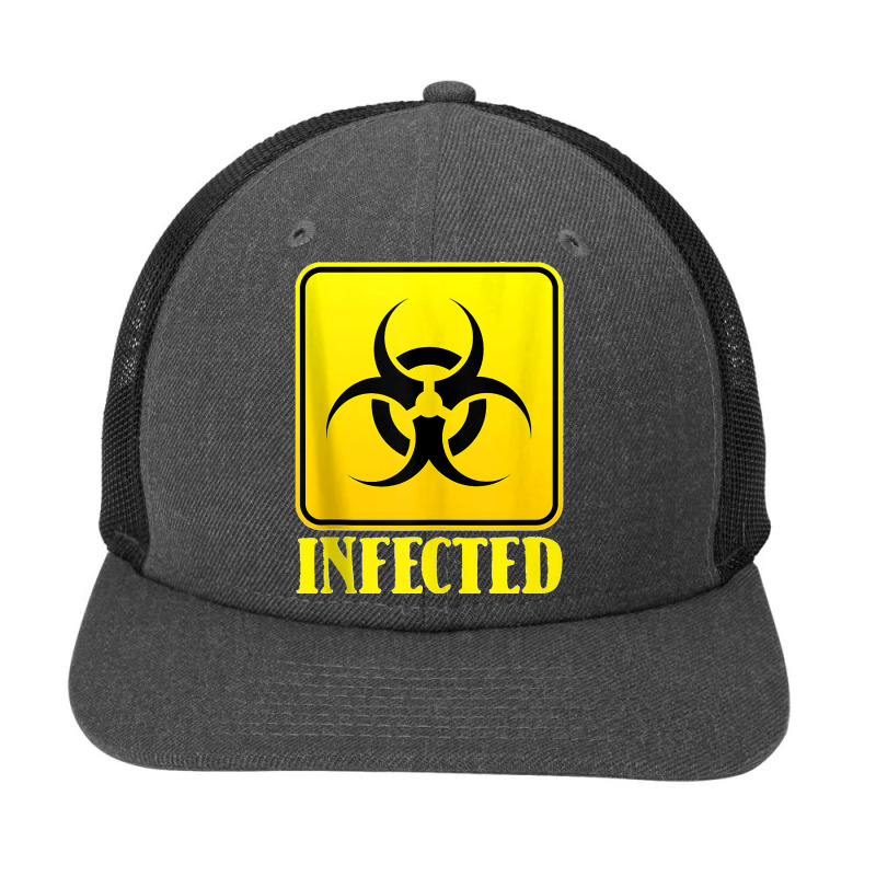 Infected Lazy Halloween Costume Cool Biohazard Symbol Zombie Tank Top Snapback Trucker Cap | Artistshot