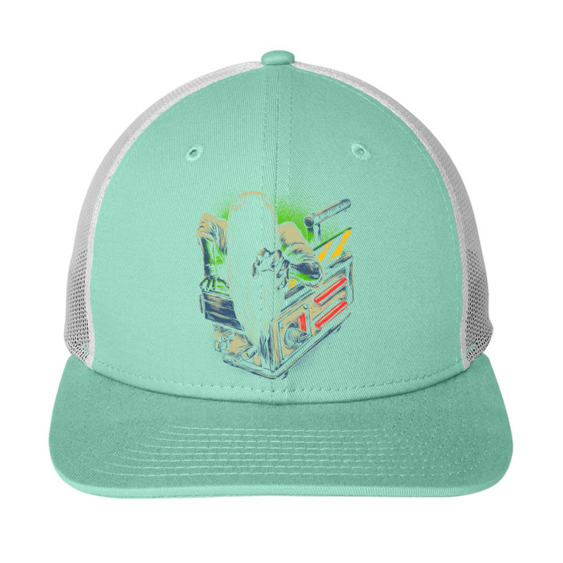 Trapped Ghost Snapback Trucker Cap by cm-arts | Artistshot