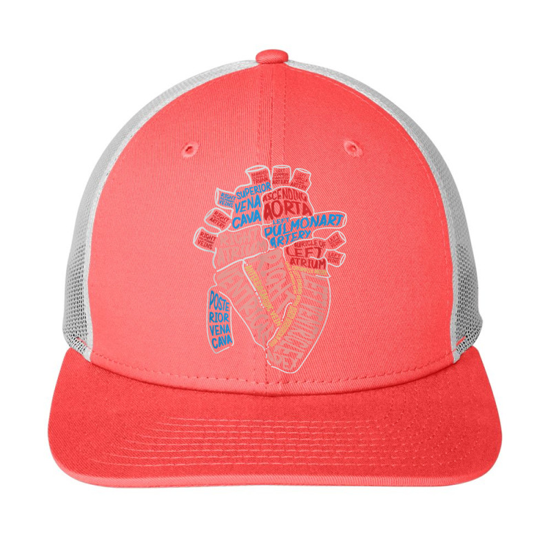 Anatomical Human Heart Cardiology Medical Cardiac Nurse Snapback Trucker Cap by BonnieTori | Artistshot