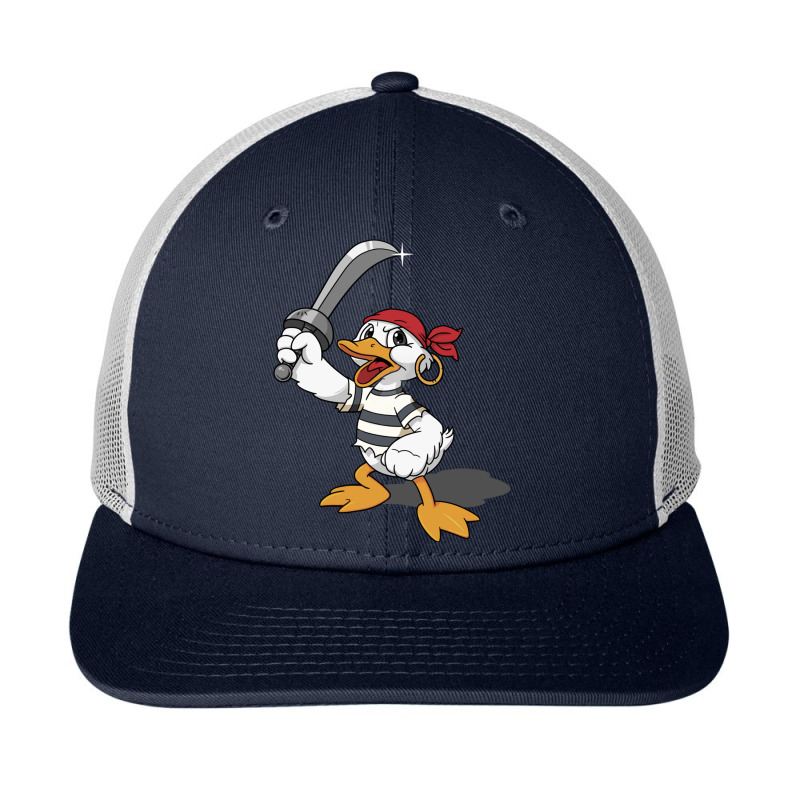 Duck With A Sword Snapback Trucker Cap by cm-arts | Artistshot