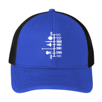 Spaceship Timeline Funny Pa Trucker Cap | Artistshot