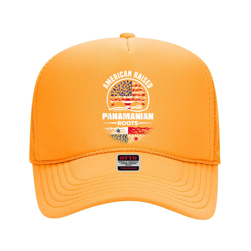 American Raised With Panamanian Roots Panama Panama Flag T Shirt Foam Trucker Hat by cm-arts | Artistshot