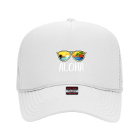 Aloha Hawaii Hawaiian Island Sunglasses Palm Trees Beach Foam Trucker Hat | Artistshot