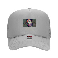 Live Out Your Magic (famous Face With Hands Fingers) Foam Trucker Hat | Artistshot