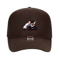 Banksy Dj Monkey Thinker Foam Trucker Hat | Artistshot