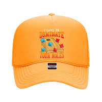 Cornhole I Came To Dominate Your Holes Bean Bag Toss Game Foam Trucker Hat | Artistshot