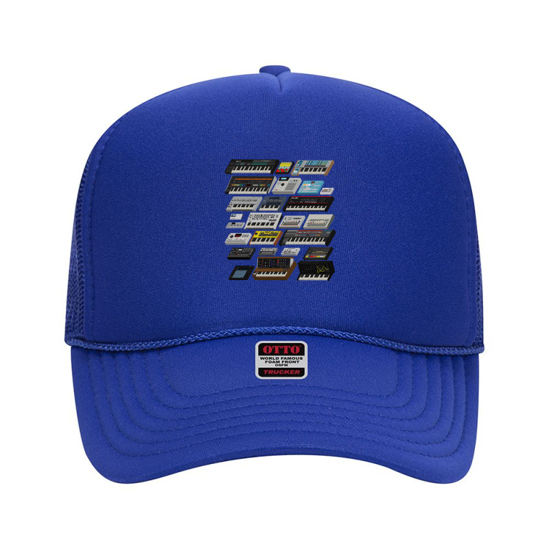 Synthesizer And Drum Machine Fan Collection Foam Trucker Hat | Artistshot