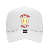 Vintage Strike Out! Foam Trucker Hat | Artistshot