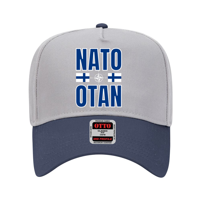 Nato Otan Finland Suomi Natoon Adjustable Baseball Cap by cm-arts | Artistshot