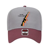 Fn Fal  The Right Arm Of The Free World (text Version) Active Adjustable Baseball Cap | Artistshot