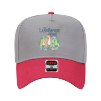 Land Before Time Pastel Dinosaur Friends T-shirt Adjustable Baseball Cap | Artistshot