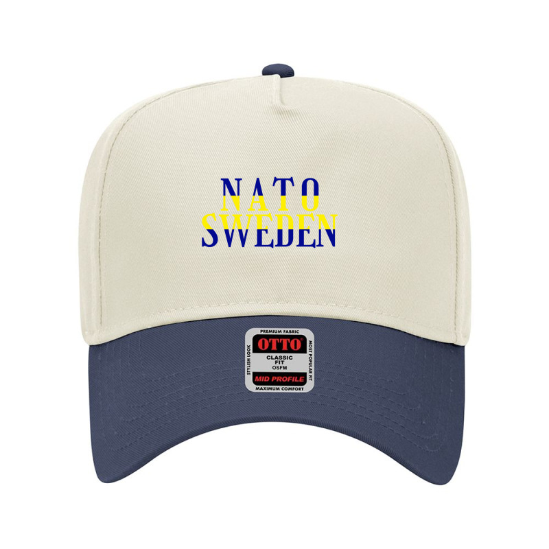 Nato Sweden  Sweden Flag Colors Adjustable Baseball Cap by cm-arts | Artistshot