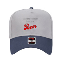 Farmers = Barley, Barley = Beer Adjustable Baseball Cap | Artistshot