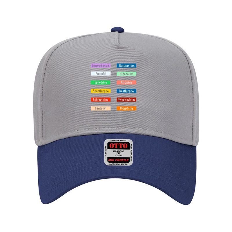 Anesthetic Medication  Anesthesiologist Crna  1 Adjustable Baseball Cap | Artistshot