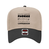 Phonemic Awareness Phonics Fluency Vocab Comprehension Sweatshirt Adjustable Baseball Cap | Artistshot