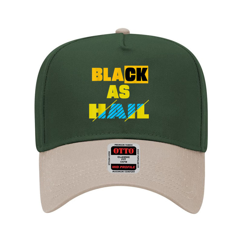 Black As Hail Michigan  (2) Adjustable Baseball Cap by cm-arts | Artistshot