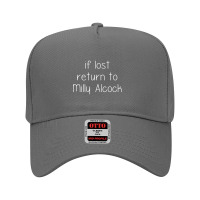 If Lost Return To Milly Alcock Adjustable Baseball Cap | Artistshot